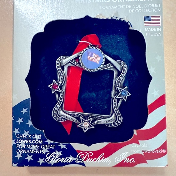 NWT Two Collectable Navy Plus Christmas Ornaments - Picture 2 of 9